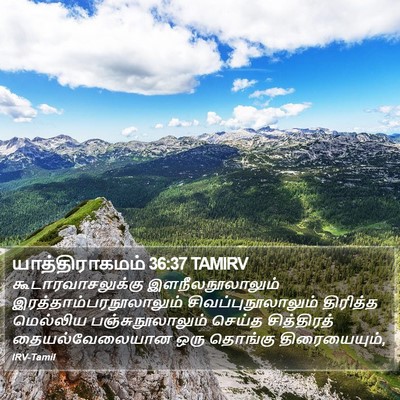 யாத்திராகமம் 36:37 TAMIRV Bible Verse Image