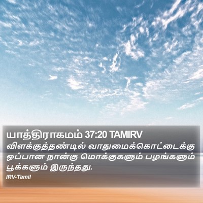 யாத்திராகமம் 37:20 TAMIRV Bible Verse Image