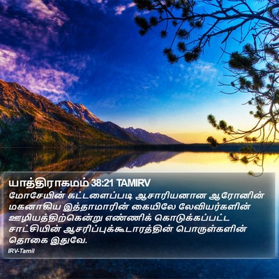 யாத்திராகமம் 38:21 TAMIRV Bible Verse Image