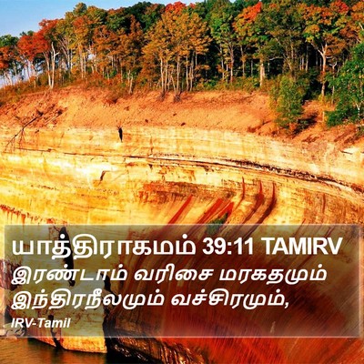 யாத்திராகமம் 39:11 TAMIRV Bible Verse Image