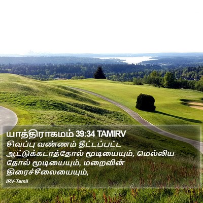 யாத்திராகமம் 39:34 TAMIRV Bible Verse Image