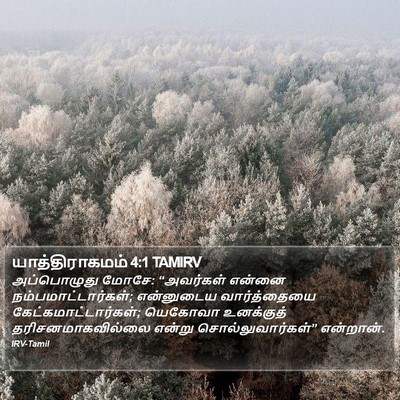 யாத்திராகமம் 4:1 TAMIRV Bible Verse Image