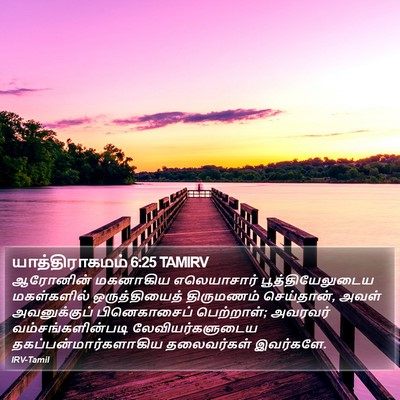 யாத்திராகமம் 6:25 TAMIRV Bible Verse Image