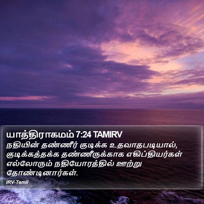 யாத்திராகமம் 7:24 TAMIRV Bible Verse Image