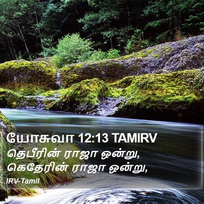 யோசுவா 12:13 TAMIRV Bible Verse Image