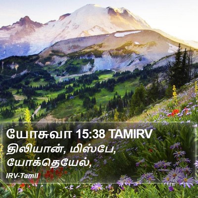 யோசுவா 15:38 TAMIRV Bible Verse Image