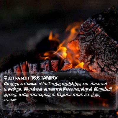 யோசுவா 16:6 TAMIRV Bible Verse Image
