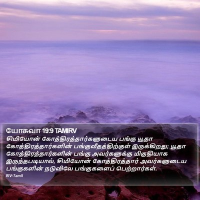 யோசுவா 19:9 TAMIRV Bible Verse Image
