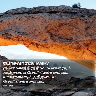 யோசுவா 21:36 TAMIRV Bible Verse Image