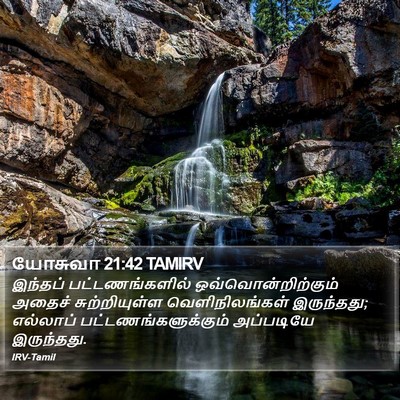 யோசுவா 21:42 TAMIRV Bible Verse Image