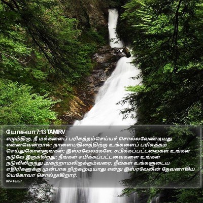 யோசுவா 7:13 TAMIRV Bible Verse Image