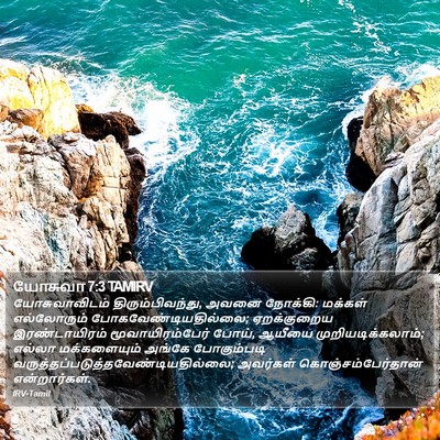 யோசுவா 7:3 TAMIRV Bible Verse Image