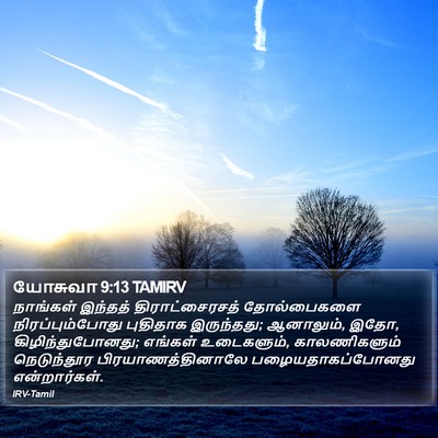 யோசுவா 9:13 TAMIRV Bible Verse Image