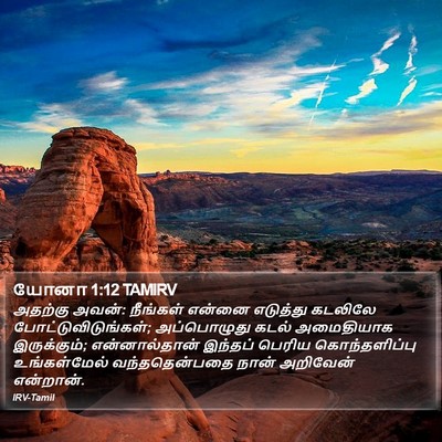 யோனா 1:12 TAMIRV Bible Verse Image