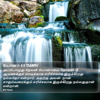 யோனா 4:9 TAMIRV Bible Verse Image