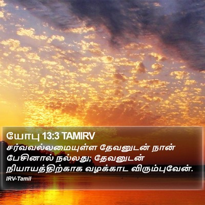 யோபு 13:3 TAMIRV Bible Verse Image