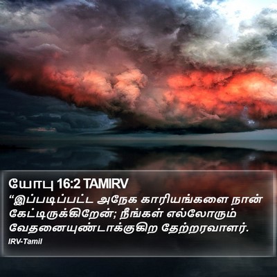 யோபு 16:2 TAMIRV Bible Verse Image