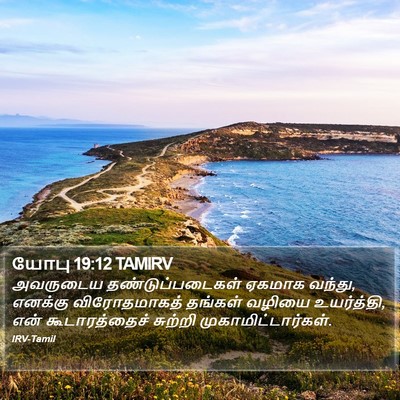 யோபு 19:12 TAMIRV Bible Verse Image
