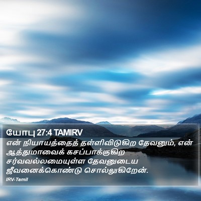 யோபு 27:4 TAMIRV Bible Verse Image