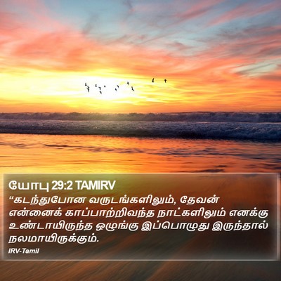 யோபு 29:2 TAMIRV Bible Verse Image