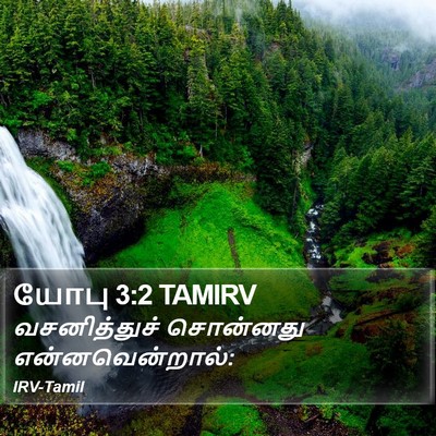 யோபு 3:2 TAMIRV Bible Verse Image