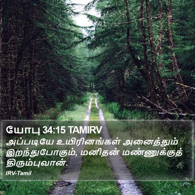யோபு 34:15 TAMIRV Bible Verse Image