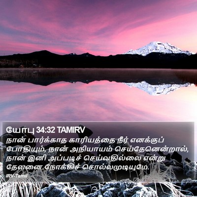யோபு 34:32 TAMIRV Bible Verse Image