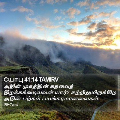 யோபு 41:14 TAMIRV Bible Verse Image