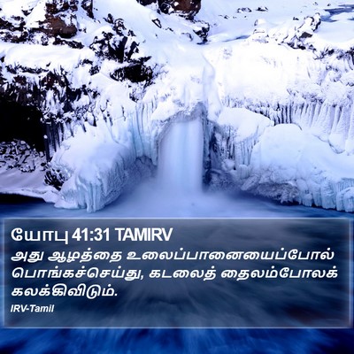 யோபு 41:31 TAMIRV Bible Verse Image