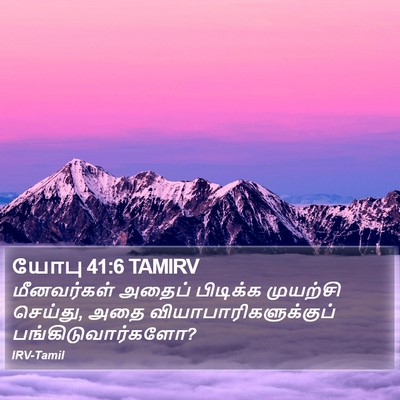 யோபு 41:6 TAMIRV Bible Verse Image