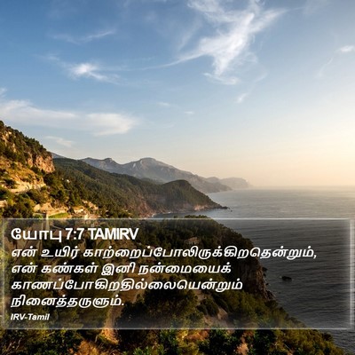 யோபு 7:7 TAMIRV Bible Verse Image