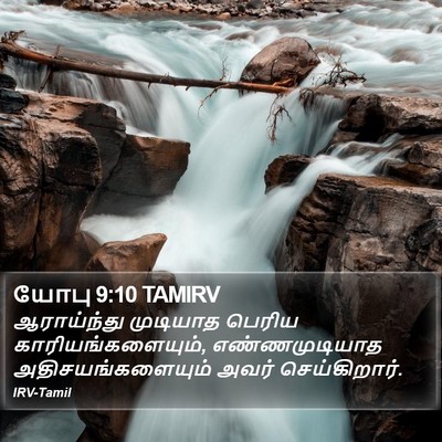 யோபு 9:10 TAMIRV Bible Verse Image