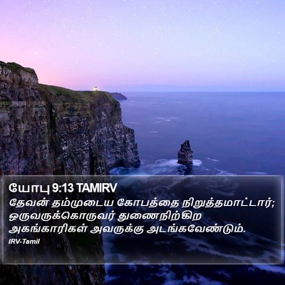 யோபு 9:13 TAMIRV Bible Verse Image