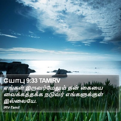 யோபு 9:33 TAMIRV Bible Verse Image