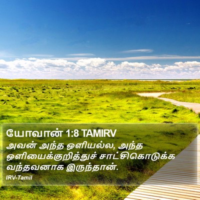 யோவான் 1:8 TAMIRV Bible Verse Image