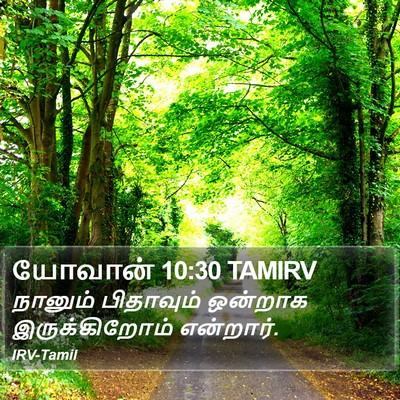யோவான் 10:30 TAMIRV Bible Verse Image