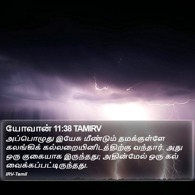 யோவான் 11:38 TAMIRV Bible Verse Image