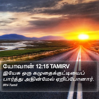 யோவான் 12:15 TAMIRV Bible Verse Image