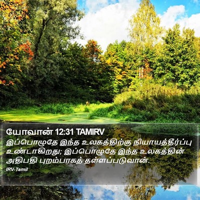 யோவான் 12:31 TAMIRV Bible Verse Image