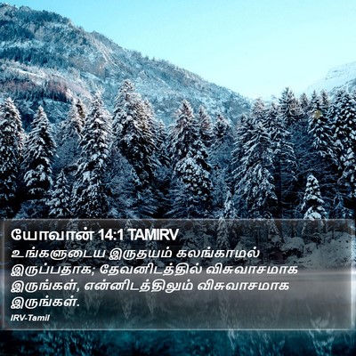 யோவான் 14:1 TAMIRV Bible Verse Image