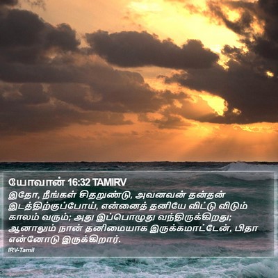 யோவான் 16:32 TAMIRV Bible Verse Image