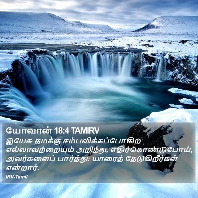 யோவான் 18:4 TAMIRV Bible Verse Image
