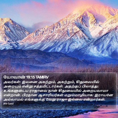 யோவான் 19:15 TAMIRV Bible Verse Image
