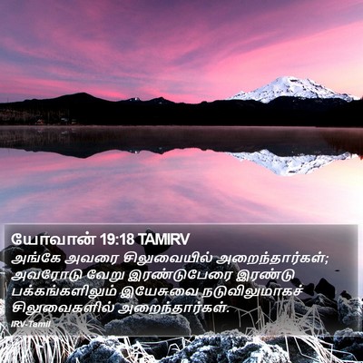 யோவான் 19:18 TAMIRV Bible Verse Image