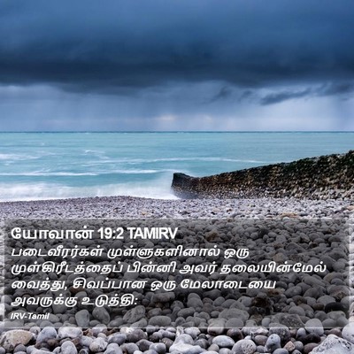யோவான் 19:2 TAMIRV Bible Verse Image