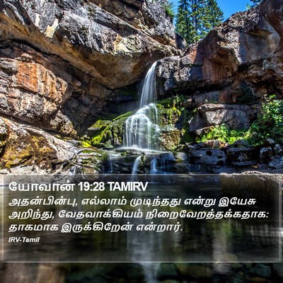 யோவான் 19:28 TAMIRV Bible Verse Image