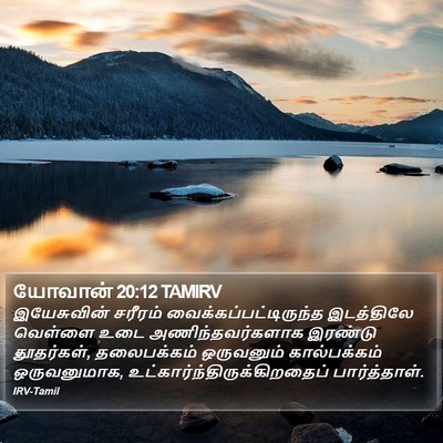 யோவான் 20:12 TAMIRV Bible Verse Image