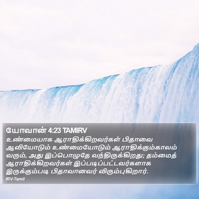 யோவான் 4:23 TAMIRV Bible Verse Image
