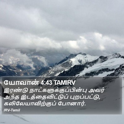 யோவான் 4:43 TAMIRV Bible Verse Image