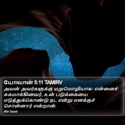 யோவான் 5:11 TAMIRV Bible Verse Image